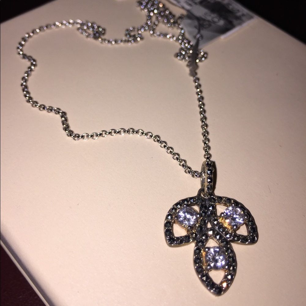 Judith Jack sterling silver serenity necklace